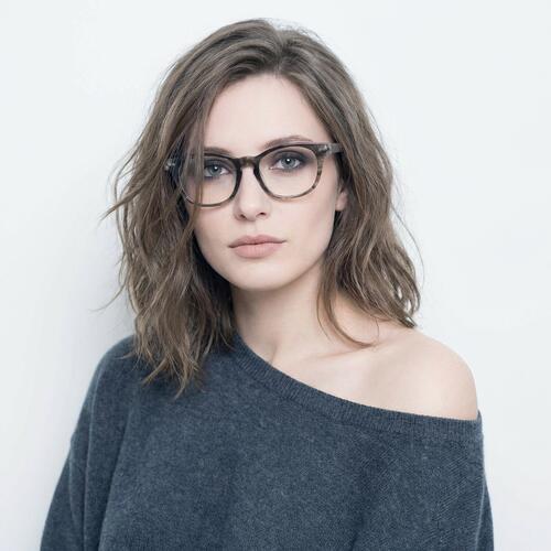 Hardy Black Square Glasses