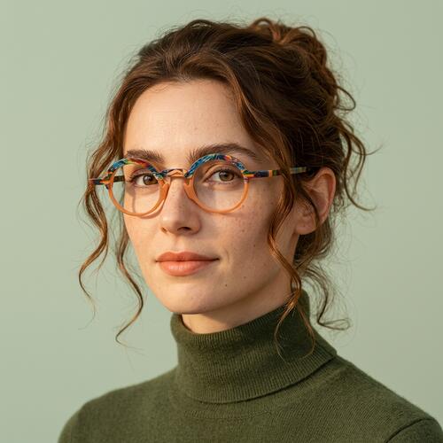 Jeremy Gafas Redondas Marrones