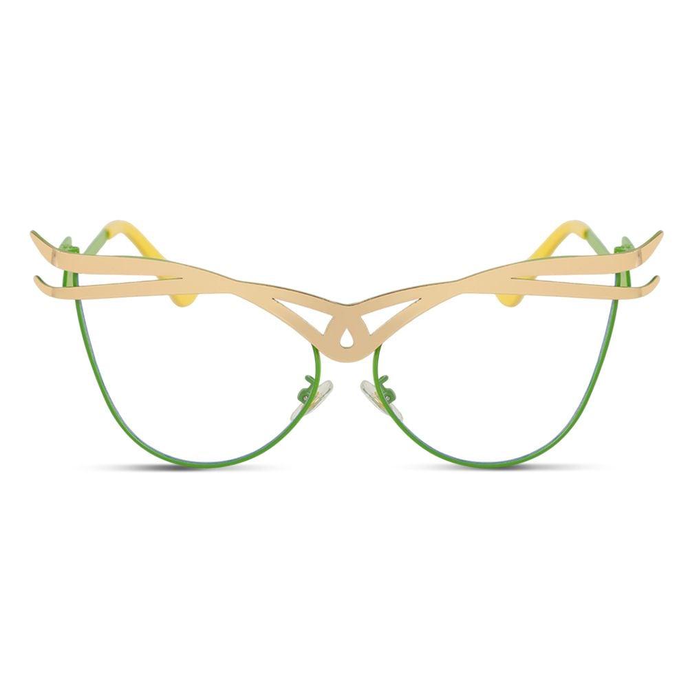 Regan Green Cat Eye Glasses