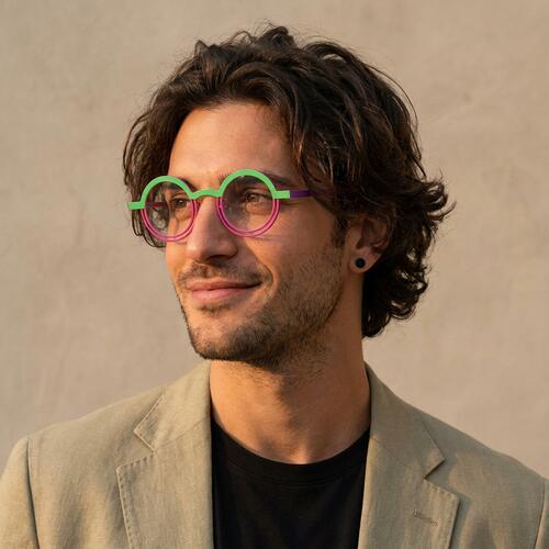 Charle Gafas Redondas Verdes