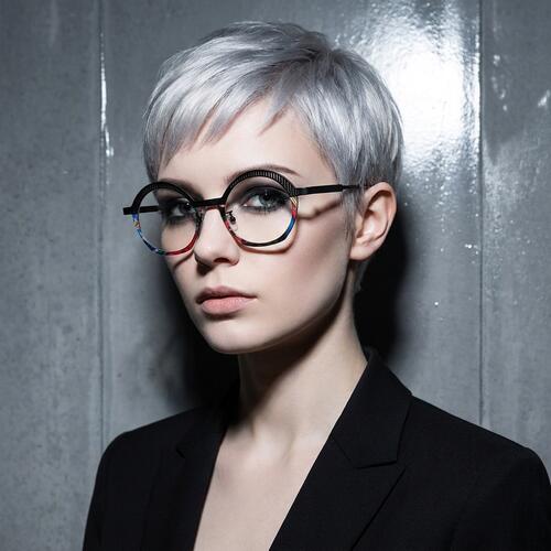 Archer Black Round Glasses