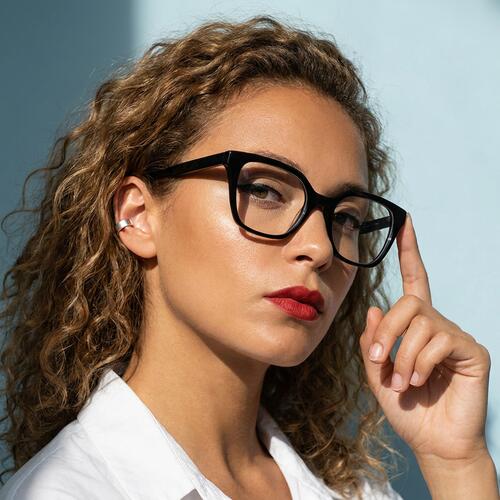 Jessie Gafas Cuadradas Negras