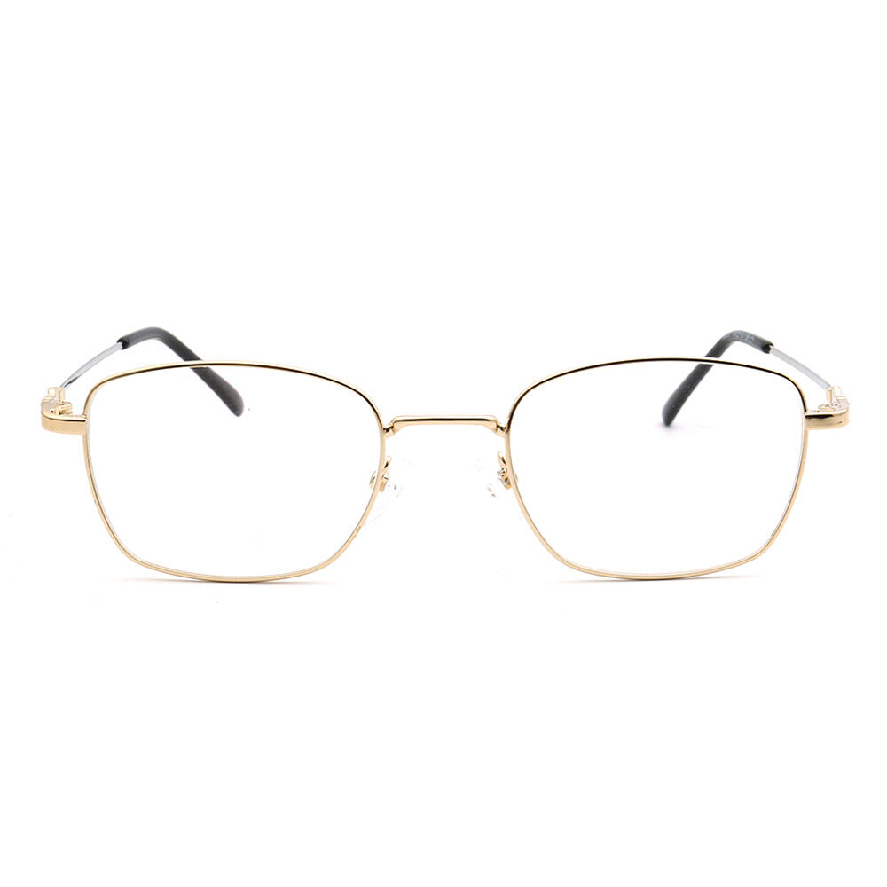 Amelia Gold Square Glasses