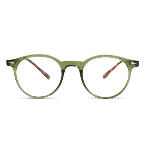 Ogden Green Round Glasses