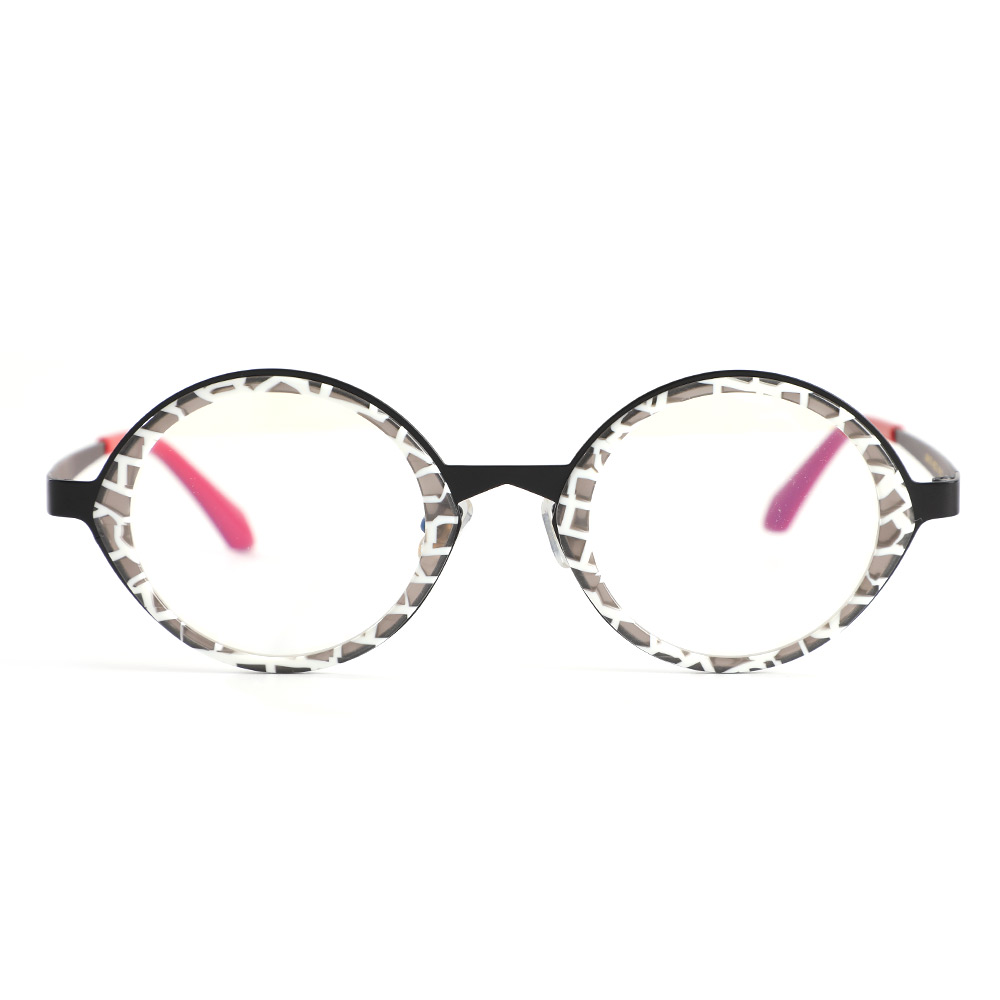 Haggai Schwarze Runde Brille