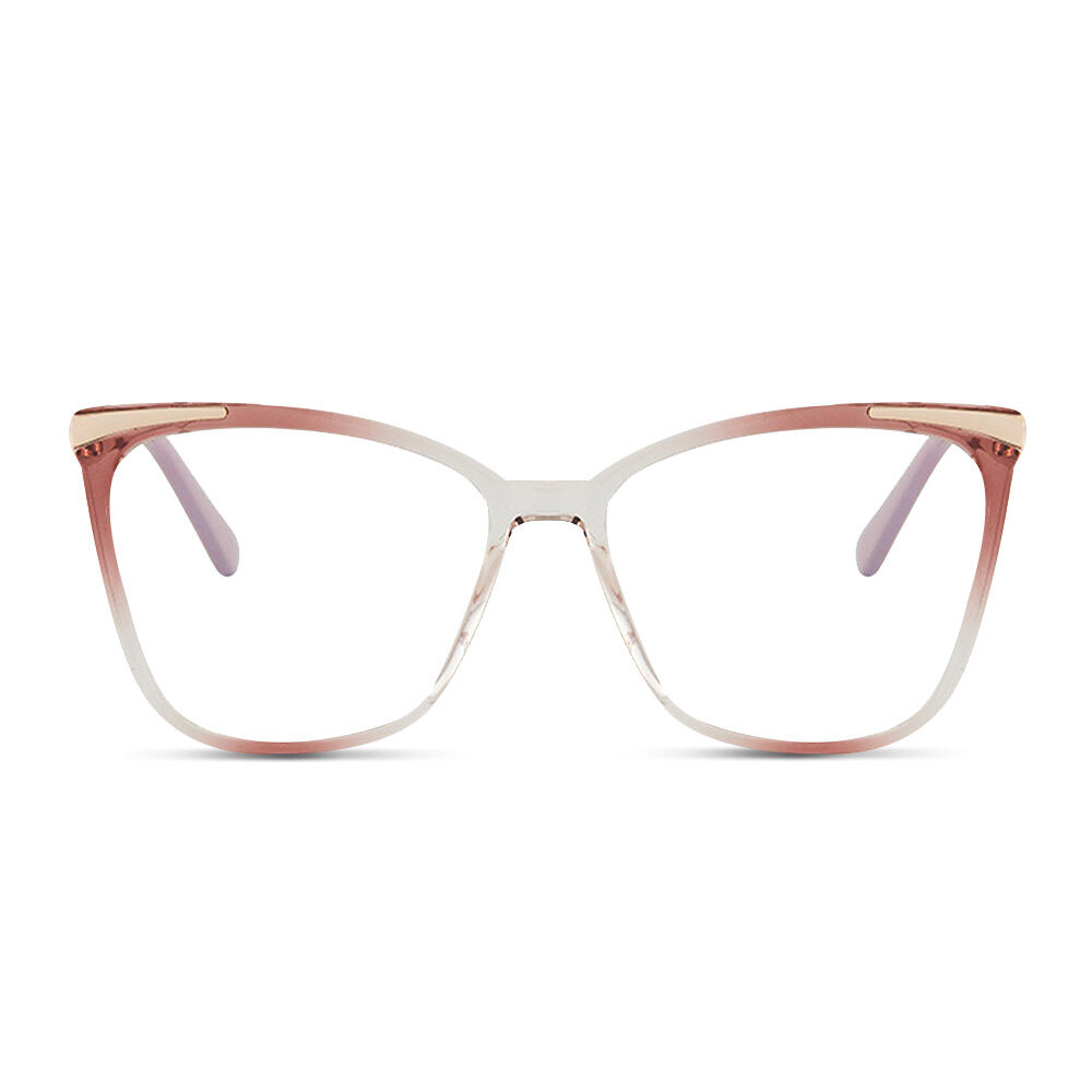 Beaufore Champagnerfarbene Cat Eye Brille