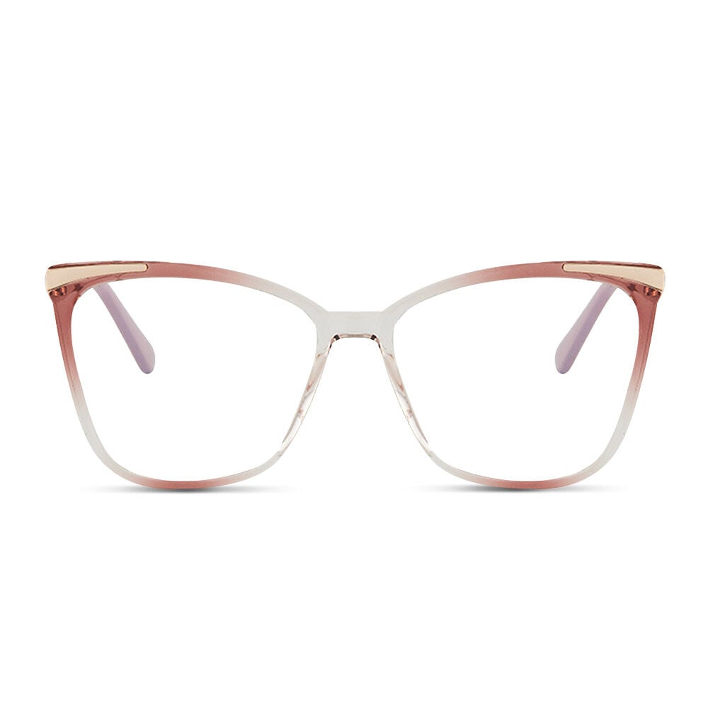 Beaufore Champagnerfarbene Cat Eye Brille