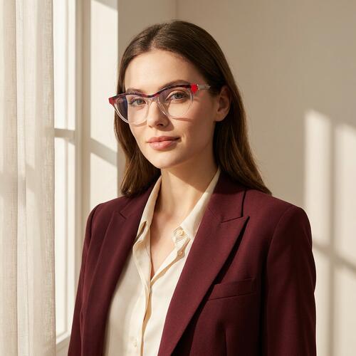 Attlee Clear Round Glasses