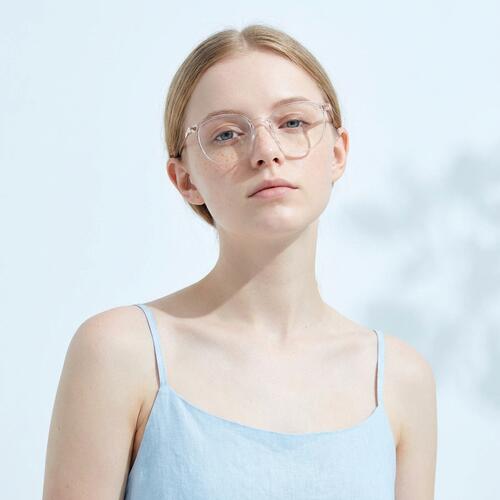 Arlene Gafas Redondas Transparentes