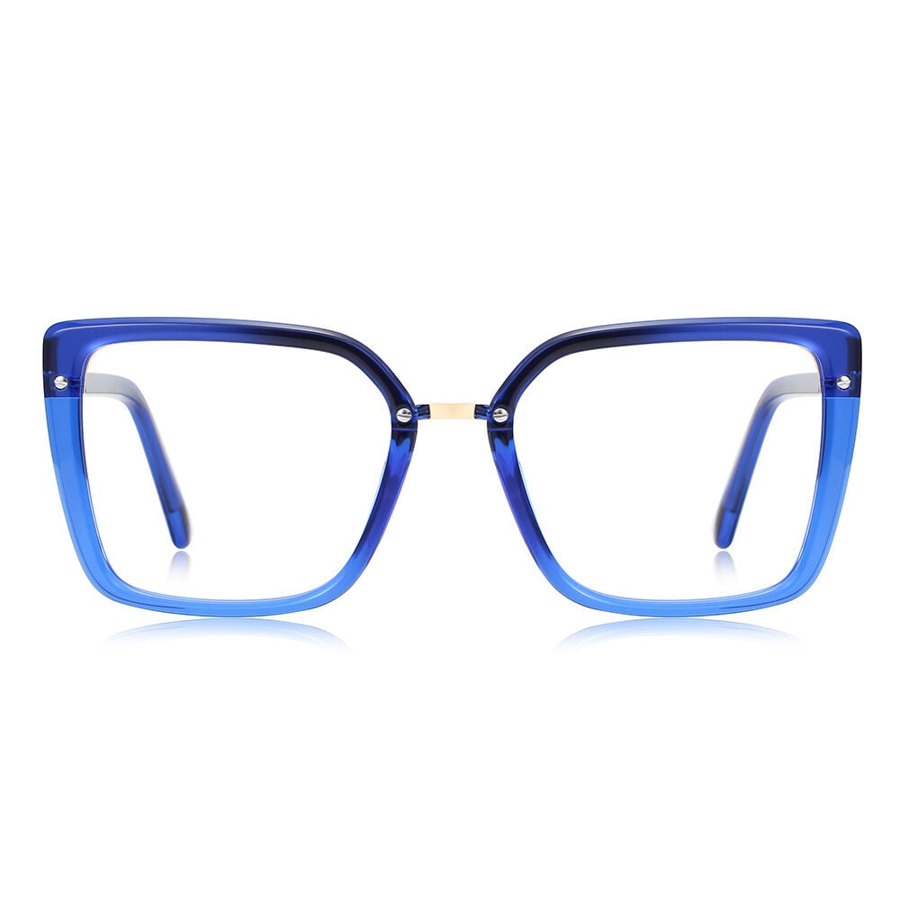 Walto Blaue Quadratische Brille