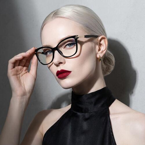 Gilda Black Cat Eye Glasses