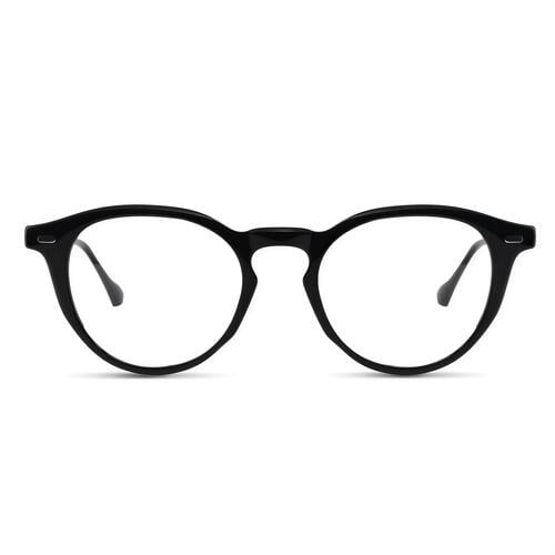 Catharine Black Round Glasses