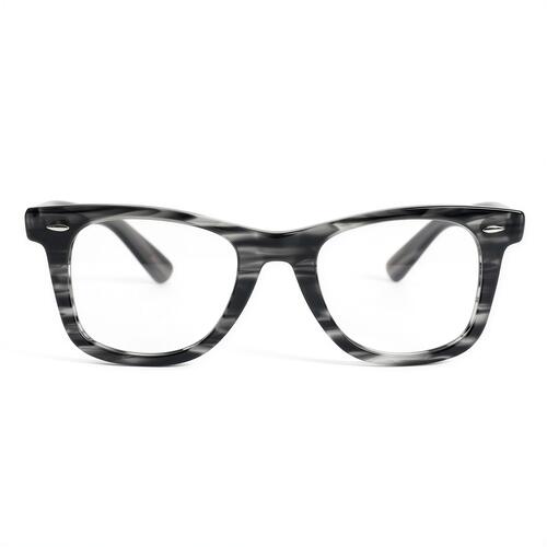 Ward Graue Quadratische Brille
