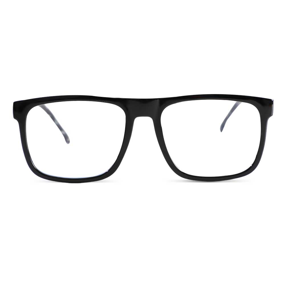 Davy Schwarze Quadratische Brille