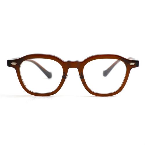 Roy Braune Quadratische Brille