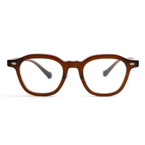 Roy Braune Quadratische Brille