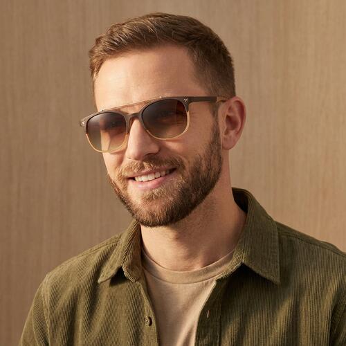 Ward Brown Aviator Sunglasses