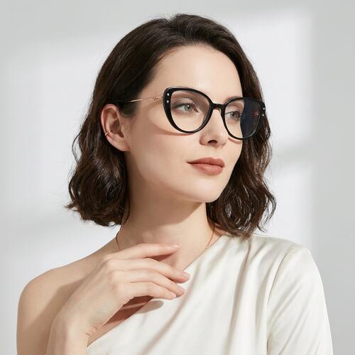 Olivia Black Cat Eye Glasses