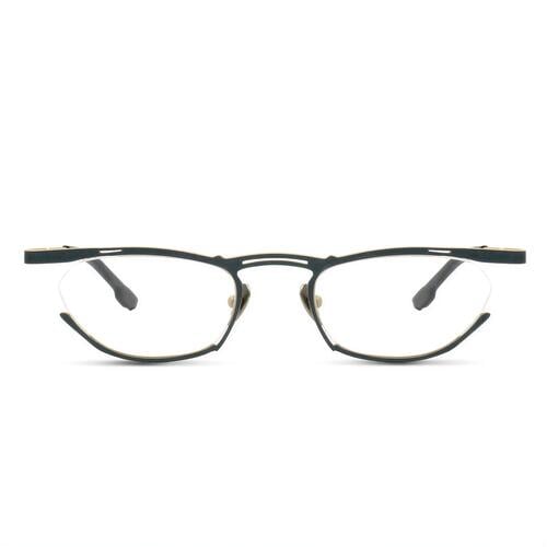 Jacoee Schwarze Ovale Brille