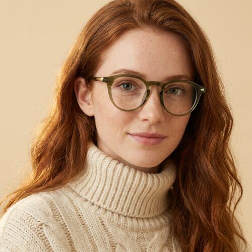Catharine Green Round Glasses