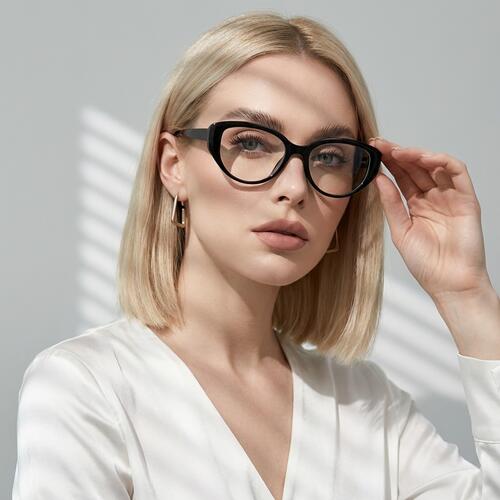 Audrey Gafas Cat Eye Negras