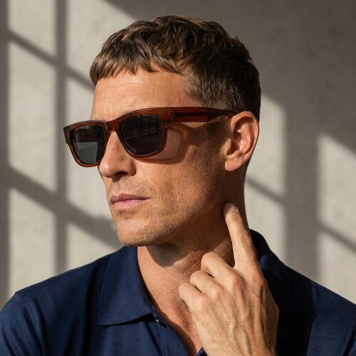 Matthew Gafas de sol Cuadradas Marrones