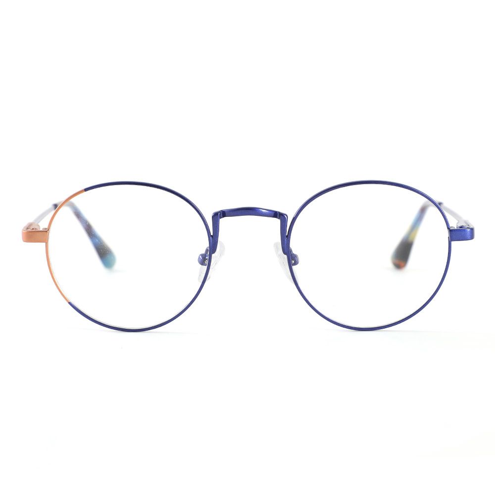 Vogt Blaue Runde Brille