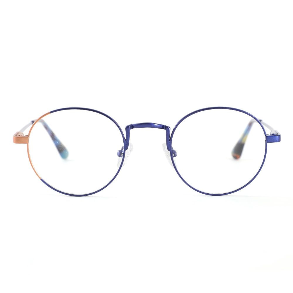 Vogt Blaue Runde Brille