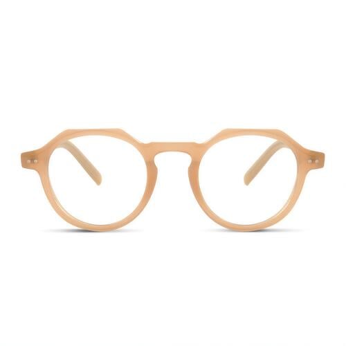 Madeline Champagne Round Glasses