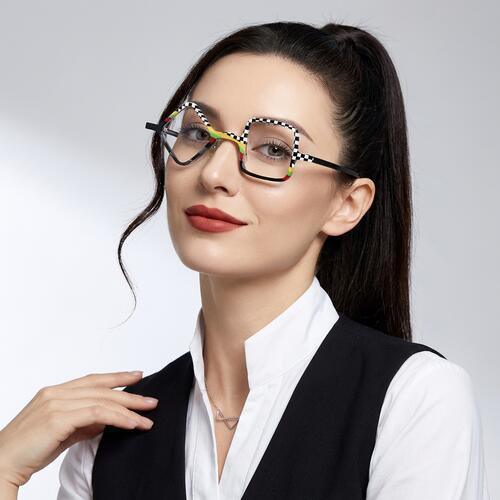 Emily Black Square Glasses