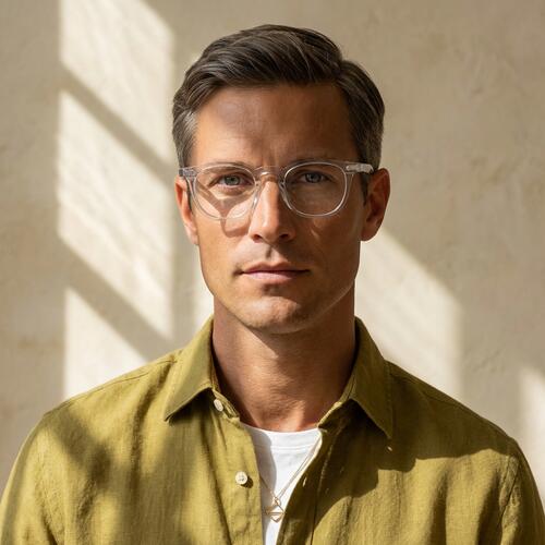 Stanley Clear Round Glasses