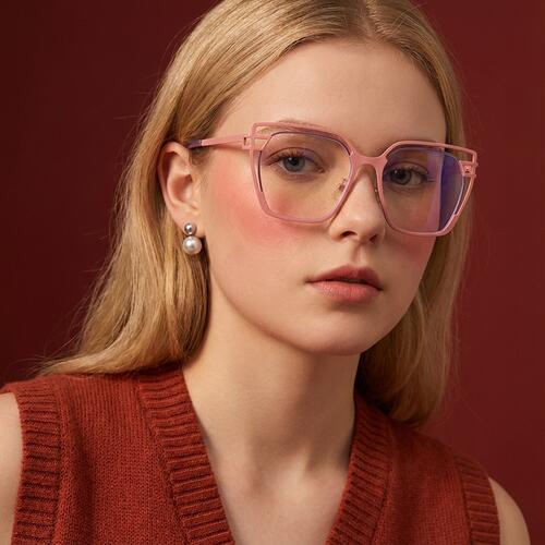 Annabelle Pink Cat Eye Glasses