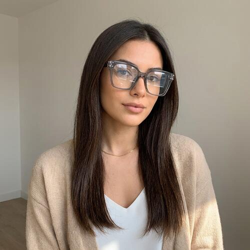 Sharon Gray Square Glasses