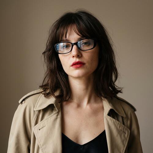 Moira Black Rectangle Glasses