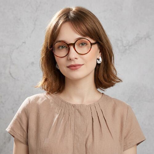 Peg Multicolor Round Glasses