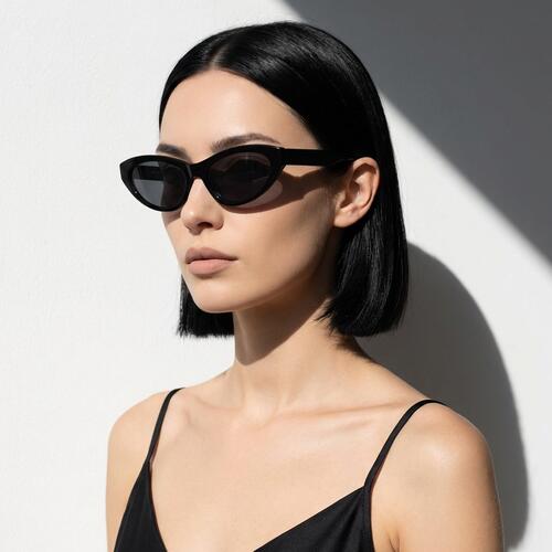 Luna Occhiali da sole Cat Eye Neri