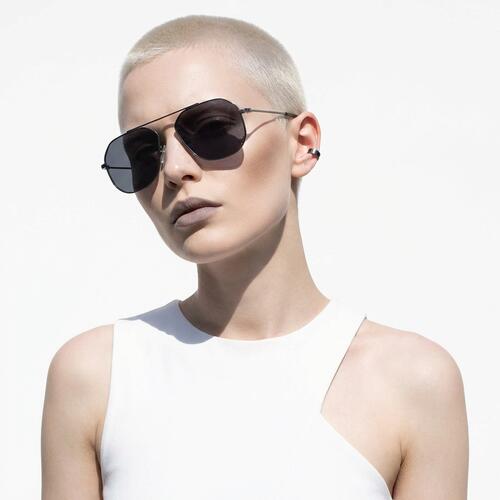 Taylor Lunettes de soleil Aviateur Noires
