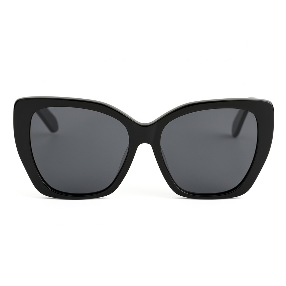 Benjamin Schwarze Cat Eye Sonnenbrille