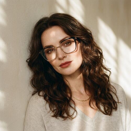 Alva Lunettes Cat Eye Orées