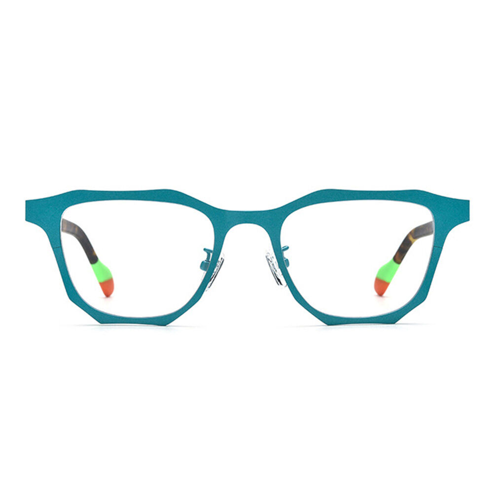 Snow Blaue Quadratische Brille