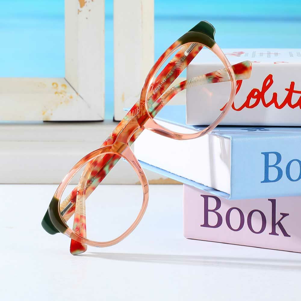 Osborn スクエア メガネ ピンク