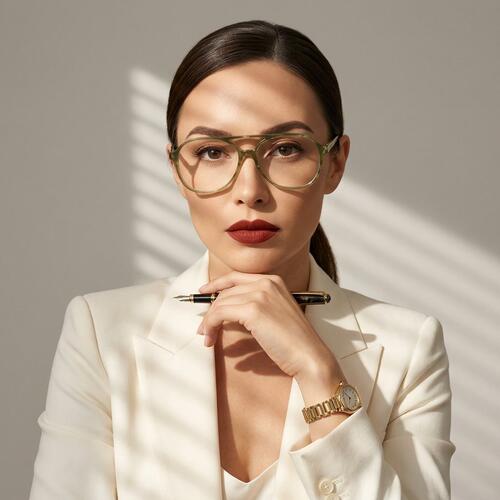 Hodgson Green Aviator Glasses
