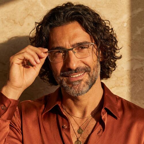 Benjaia Gray Browline Glasses