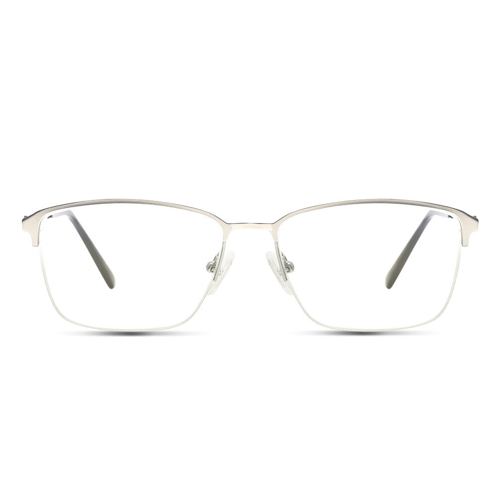 Simpson Silberne Browline Brille
