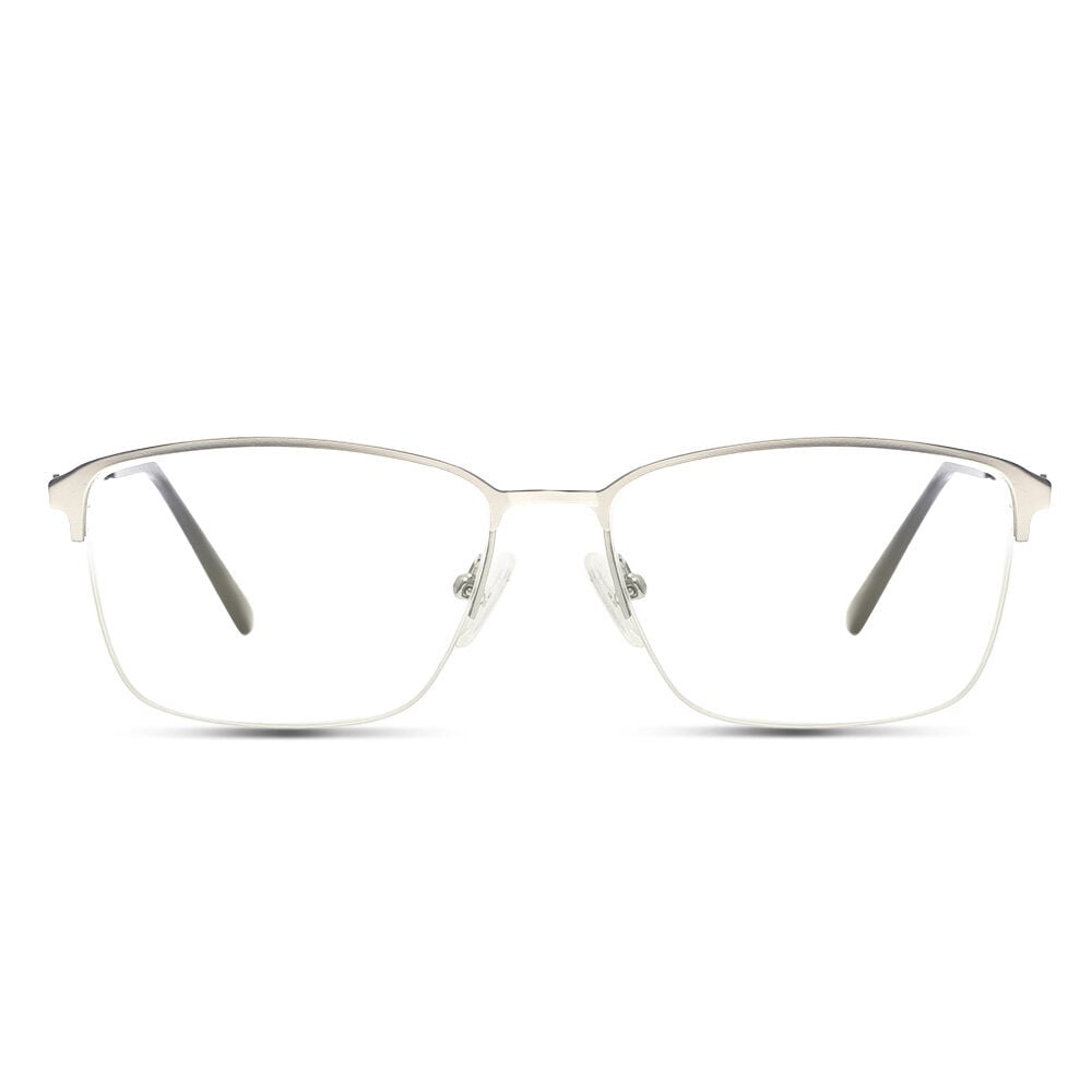 Simpson Silberne Browline Brille
