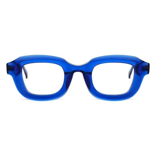 Lorraine Blaue Quadratische Brille