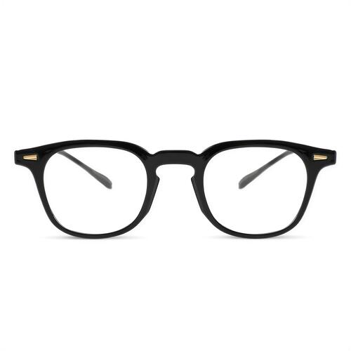 Kenneth Schwarze Quadratische Brille