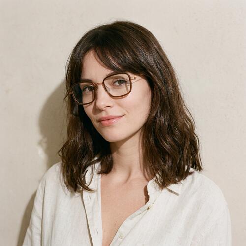 Robinson Braune Quadratische Brille