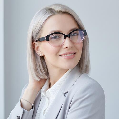 Bobby Black Oval Glasses