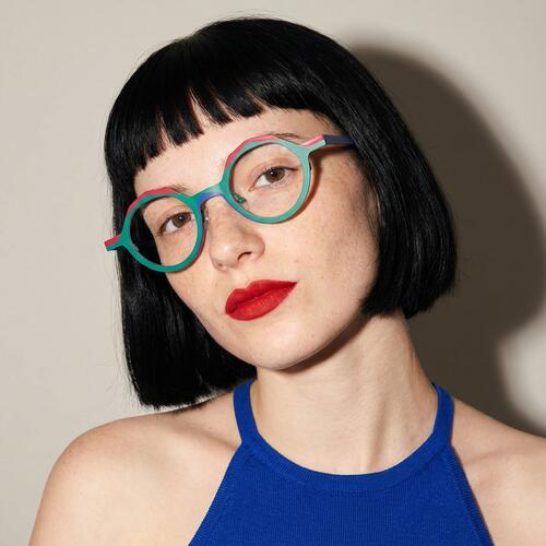 Gafas Geométricas Verdes Christe